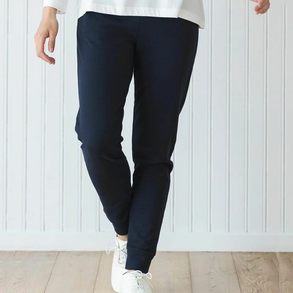 オーガニックコットン ミニ裏毛スリムパンツ