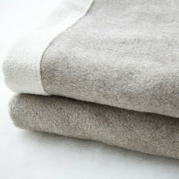 オーガニックコットン&ヤク Wフェイス綿毛布 140×200