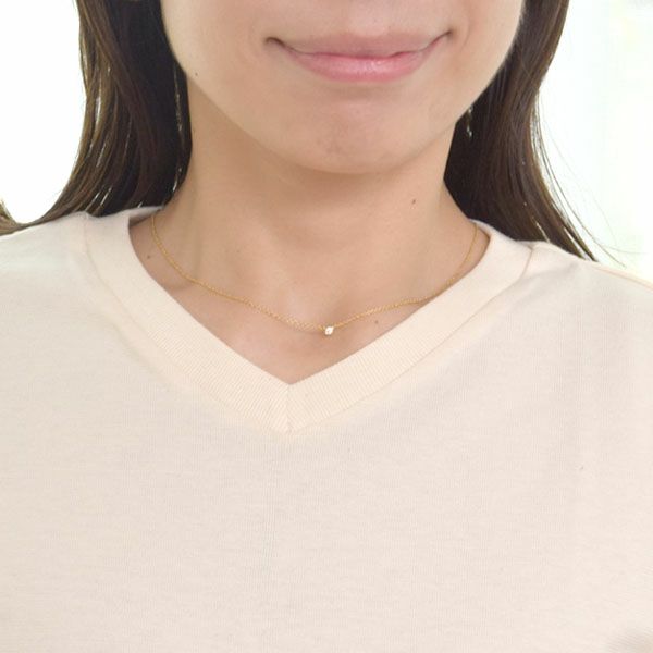 オーガニックコットン Vネックプルオーバー(半袖)