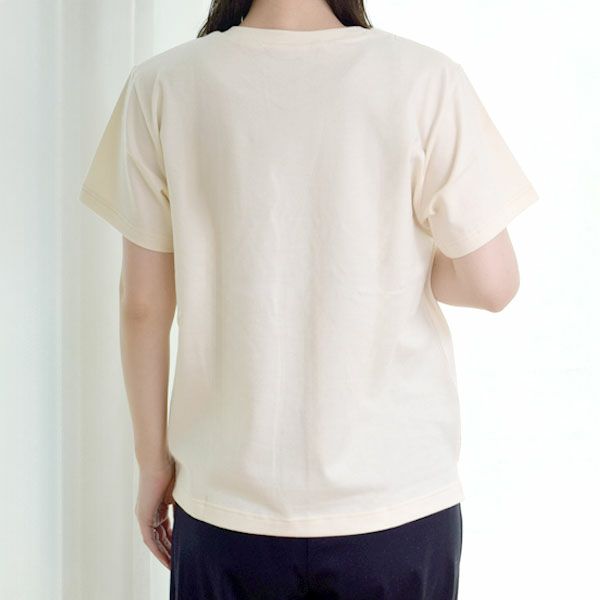 オーガニックコットン Vネックプルオーバー(半袖)