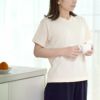 オーガニックコットン Vネックプルオーバー(半袖)