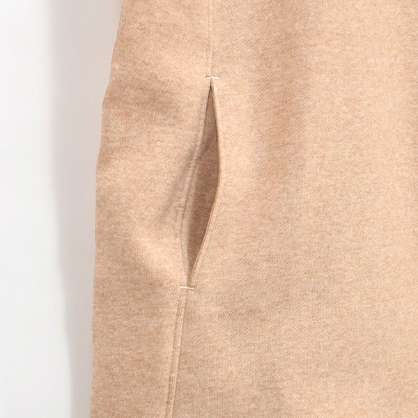 オーガニックコットン 裏起毛前開きベスト
