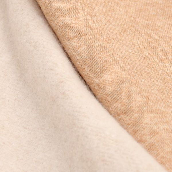 オーガニックコットン 裏起毛前開きベスト