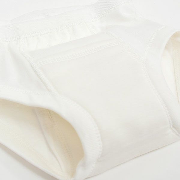 オーガニックコットン トイレトレーニングパンツ White