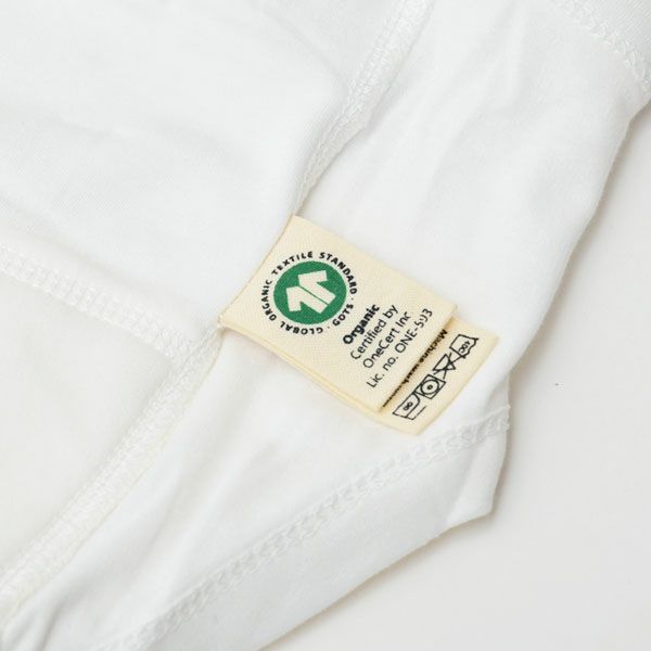 オーガニックコットン トイレトレーニングパンツ White