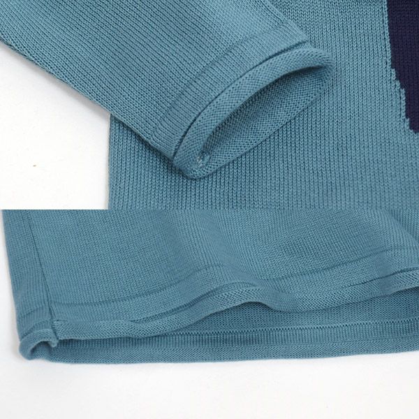 【SALE／20%OFF】オーガニックコットン ベビーラグランニットプルオーバー