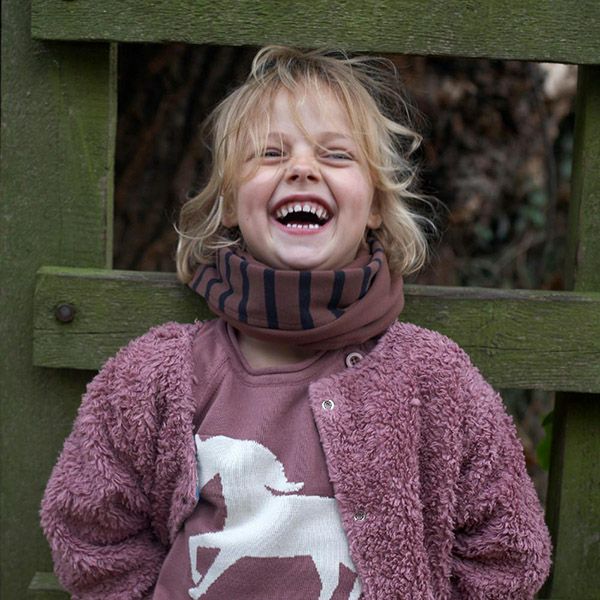 【SALE／20%OFF】オーガニックコットン キッズラグランニットプルオーバー