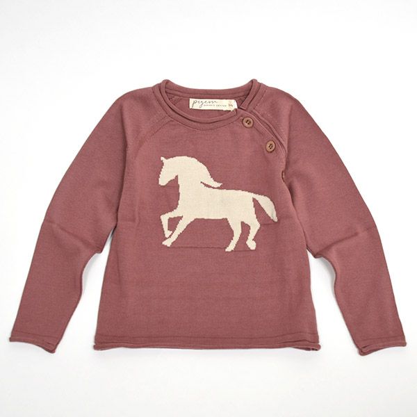 【SALE／20%OFF】オーガニックコットン キッズラグランニットプルオーバー