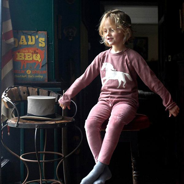 【SALE／20%OFF】オーガニックコットン キッズラグランニットプルオーバー