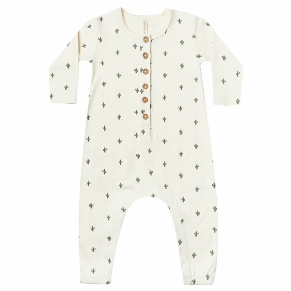 【SALE／20%OFF】 オーガニックコットン ベビージャンプスーツ（長袖）