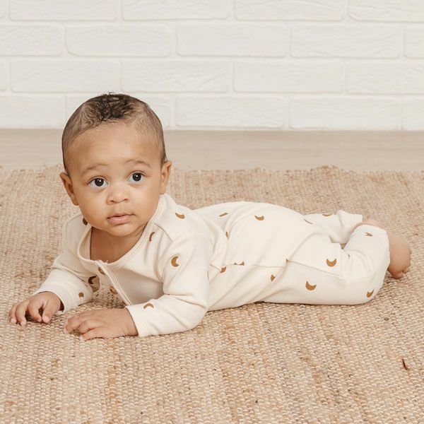 【SALE／20%OFF】 オーガニックコットン ベビージャンプスーツ（長袖）