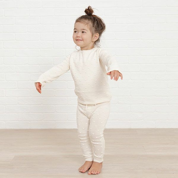 【SALE／30%OFF】 オーガニックコットン ベビーニットパンツ