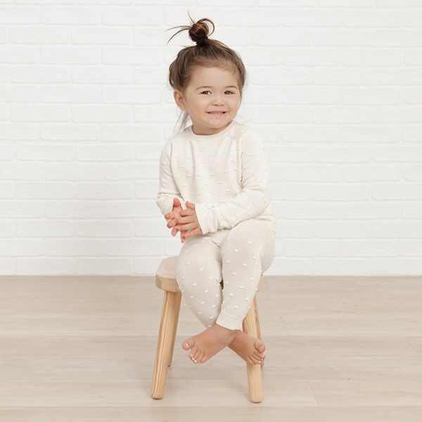 【SALE／30%OFF】 オーガニックコットン ベビーニットパンツ