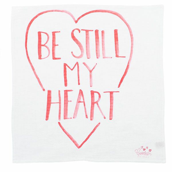 【SALE／30%OFF】 オーガニックコットン モスリンスワドルScarf Be Still My Heart