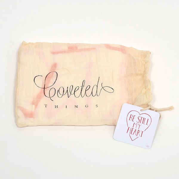 【SALE／30%OFF】 オーガニックコットン モスリンスワドルScarf Be Still My Heart