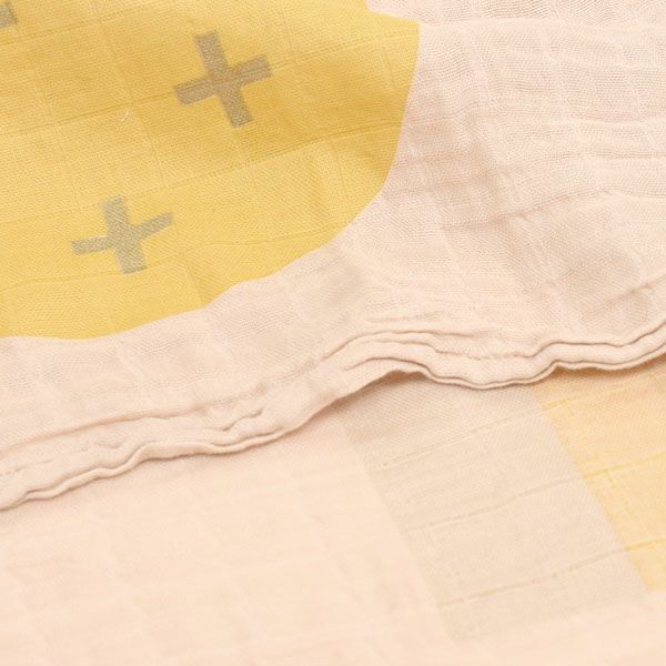 オーガニックコットン モスリンスワドルScarf Rainbow