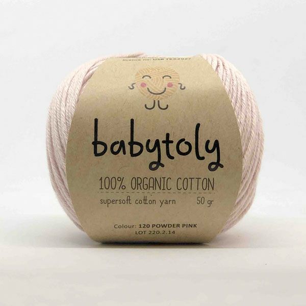 オーガニックコットン Supersoft Cotton yarn 50g PowderPink