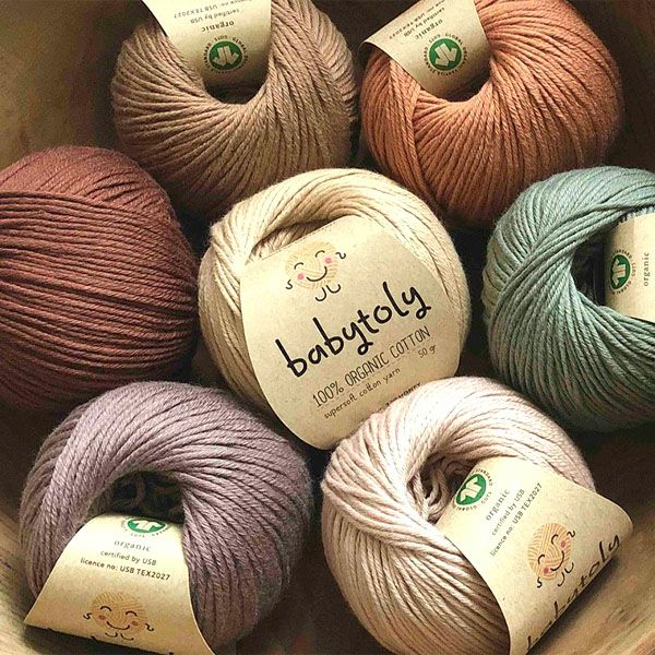 オーガニックコットン Supersoft Cotton yarn 50g Honey