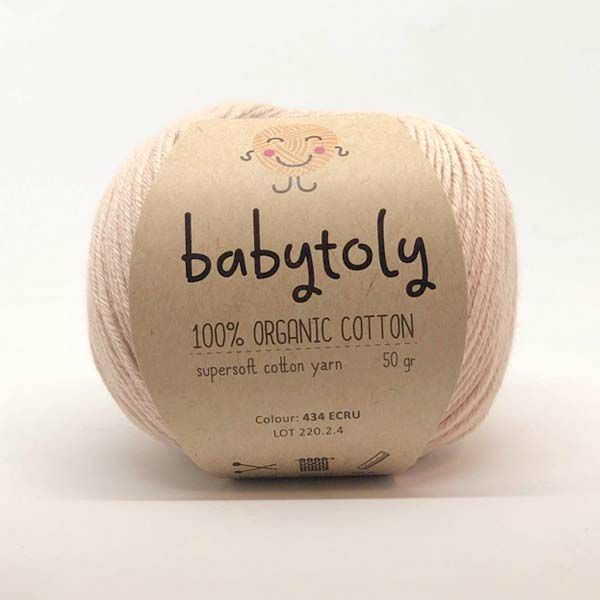 オーガニックコットン Supersoft Cotton yarn 50g Ecru