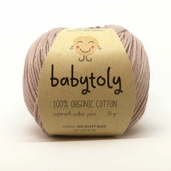 オーガニックコットン Supersoft Cotton yarn 50g DustyRose