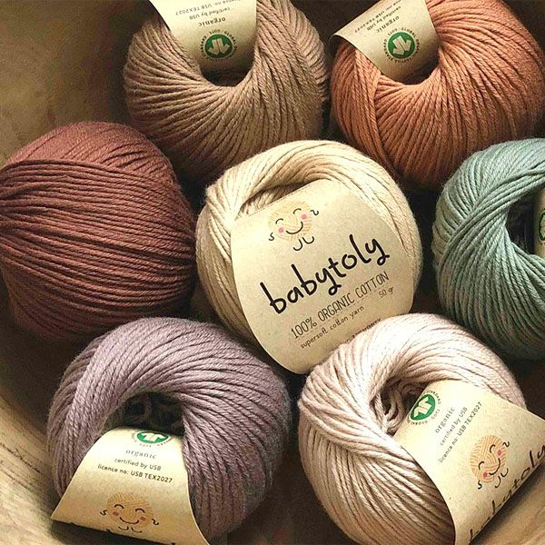 オーガニックコットン Supersoft Cotton yarn 50g Chocolate