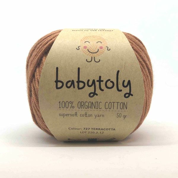 オーガニックコットン Supersoft Cotton yarn 50g Terracotta