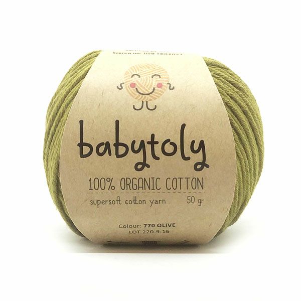 オーガニックコットン Supersoft Cotton yarn 50g Olive