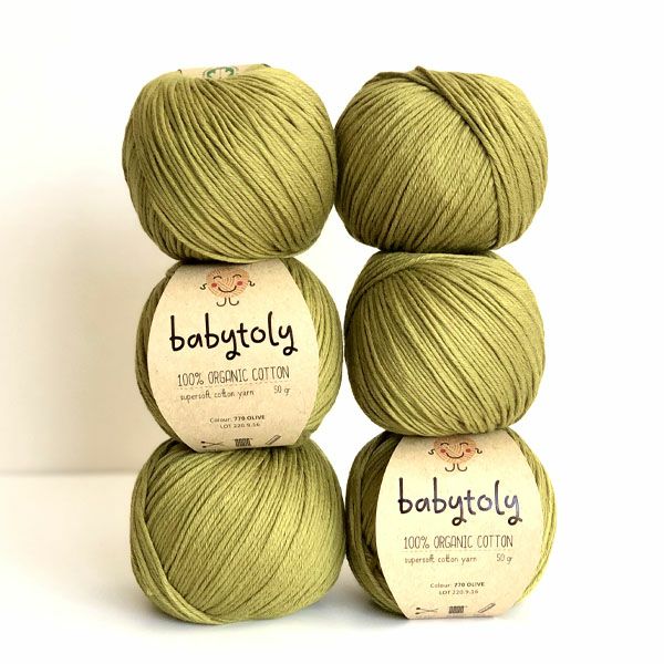 オーガニックコットン Supersoft Cotton yarn 50g Olive