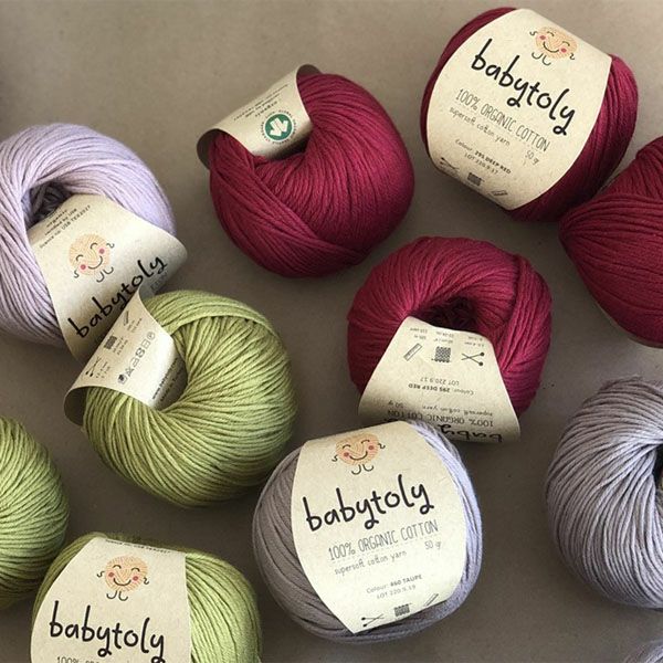 オーガニックコットン Supersoft Cotton yarn 50g Olive