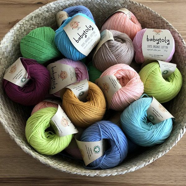 オーガニックコットン Supersoft Cotton yarn 50g Olive