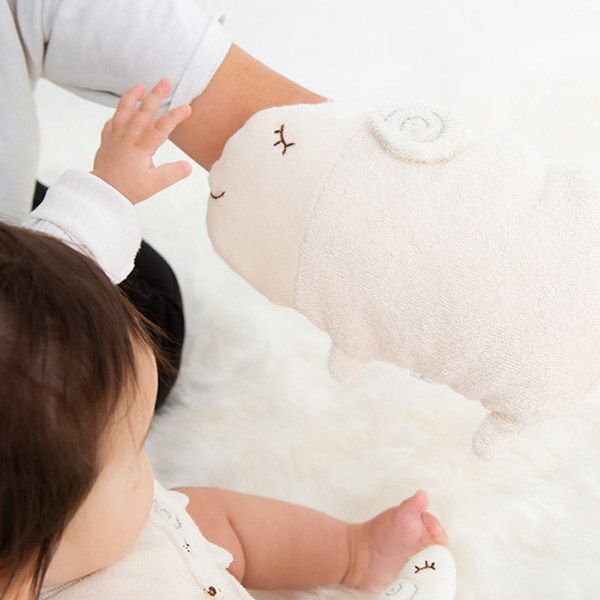 オーガニックコットン ひつじ だっこ枕