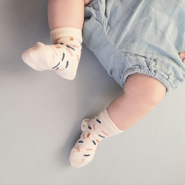 オーガニックコットン キッズソックスN.28