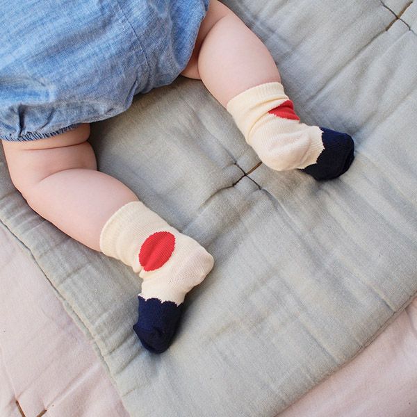 オーガニックコットン ベビーソックスN.6