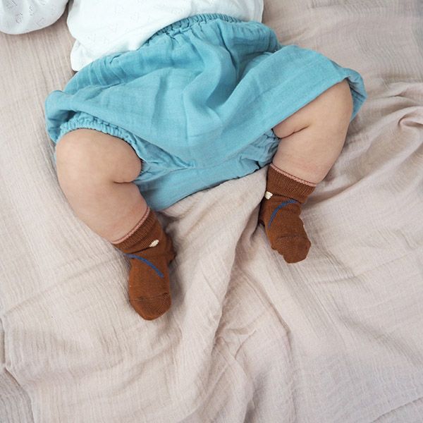 オーガニックコットン ベビーソックスN.18