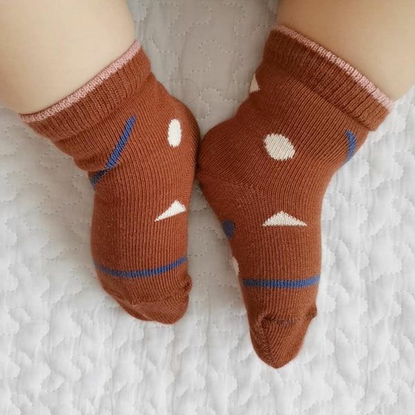 オーガニックコットン ベビーソックスN.18