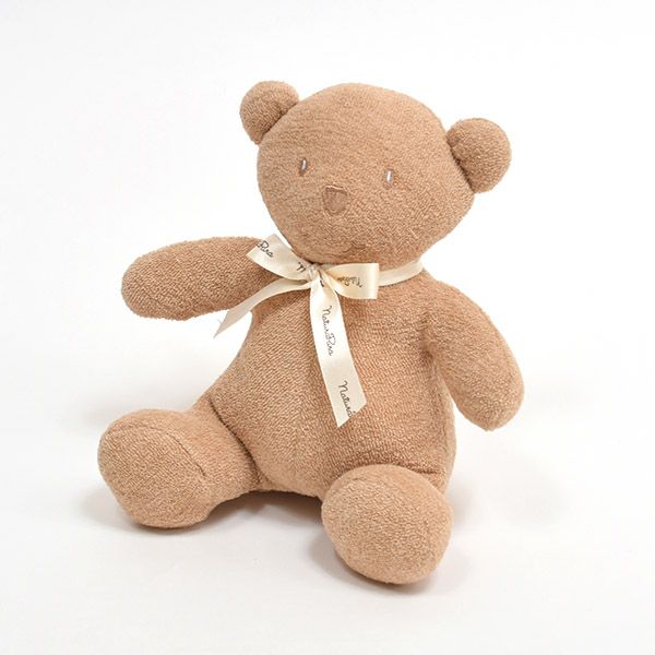 オーガニックコットン ぬいぐるみ くま 茶