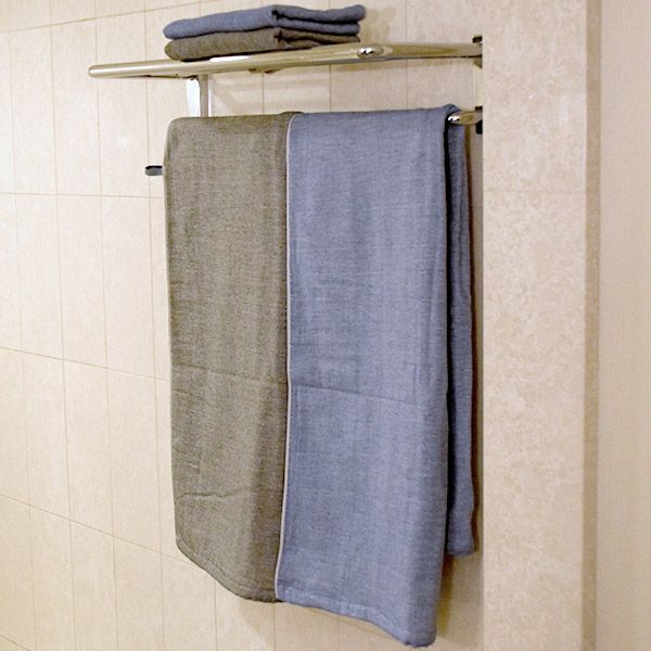 オーガニックコットン トラッド シャンブレーバスタオル