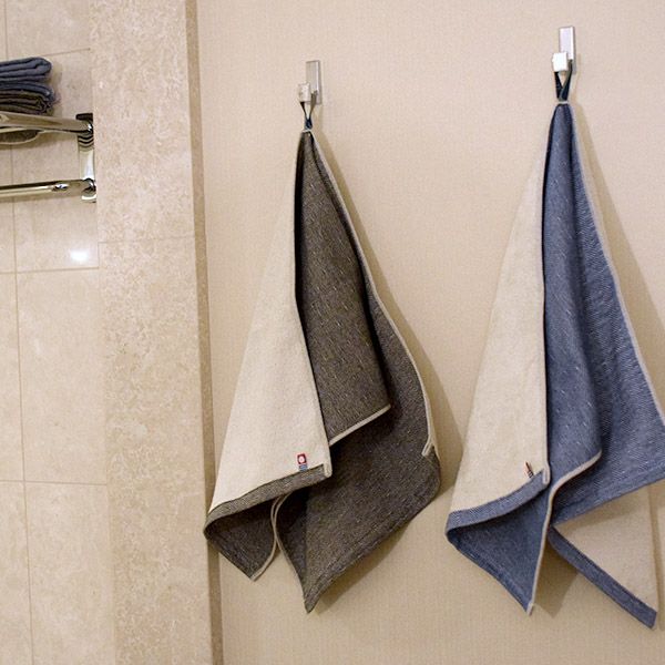 オーガニックコットン トラッド シャンブレーフェイスタオル