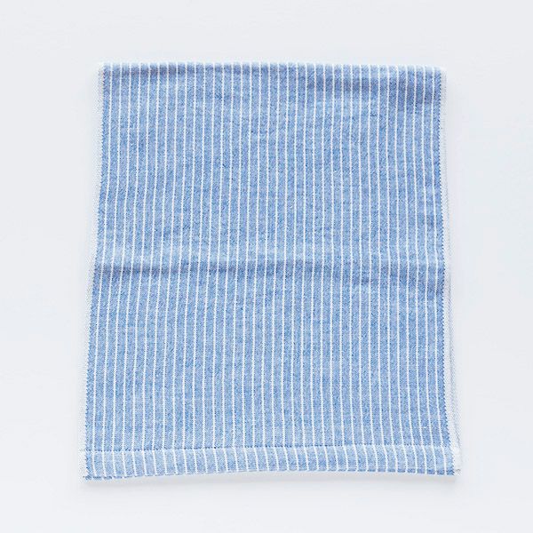オーガニックコットン トラッド ストライプフェイスタオル