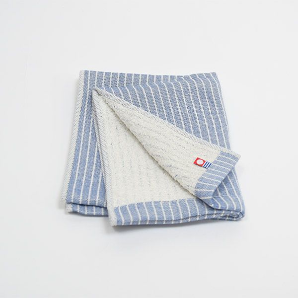 オーガニックコットン トラッド ストライプフェイスタオル