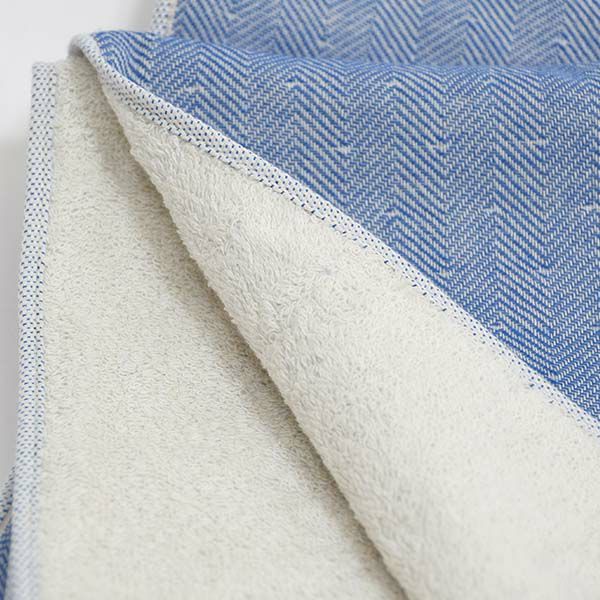 オーガニックコットン トラッド ヘリンボーンバスタオル