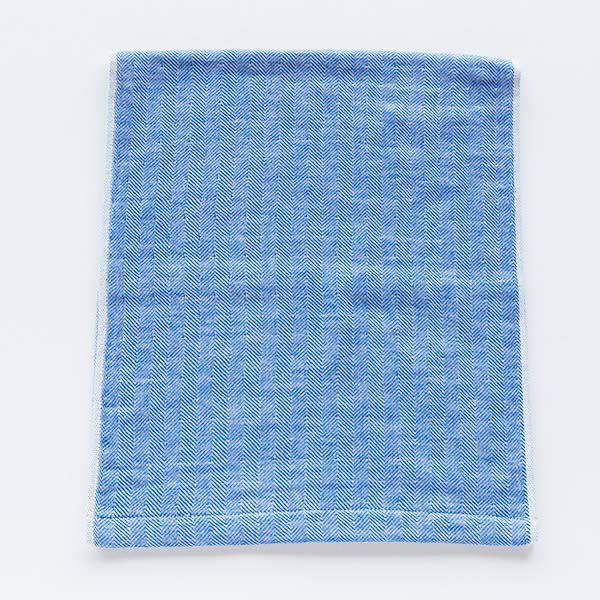 オーガニックコットン トラッド ヘリンボーンフェイスタオル