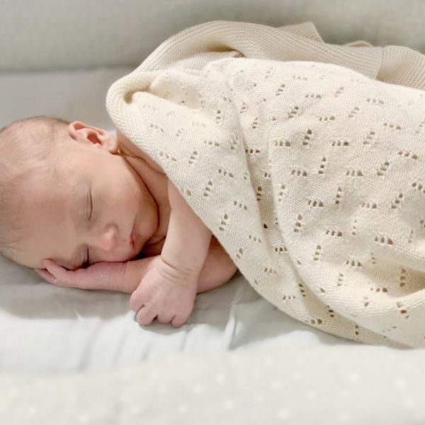 オーガニックコットン ニットブランケット