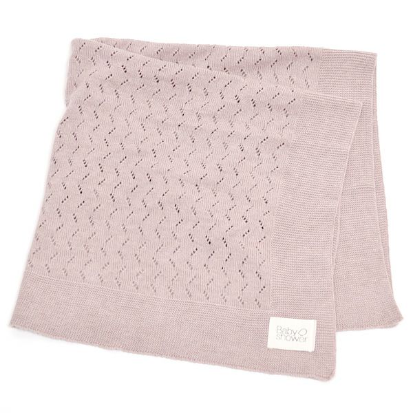 オーガニックコットン ニットブランケット