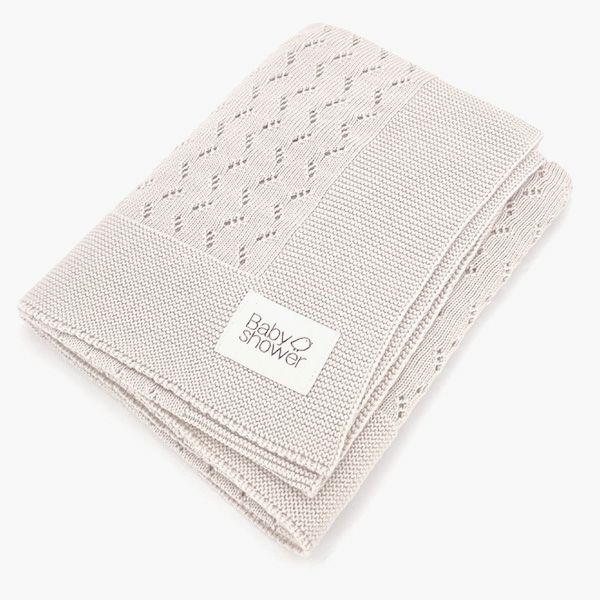 オーガニックコットン ニットブランケット