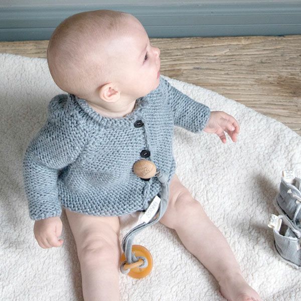 【SALE／30%OFF】 オーガニックコットン おしゃぶりホルダー Print