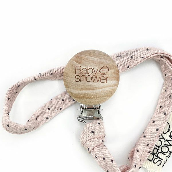 【SALE／30%OFF】 オーガニックコットン おしゃぶりホルダー Print