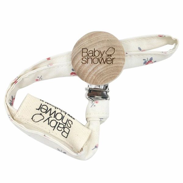 【SALE／30%OFF】 オーガニックコットン おしゃぶりホルダー Print