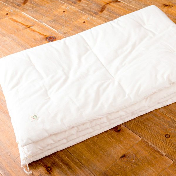 オーガニックコットン 大人用掛ふとん シングル（150×210）薄タイプ