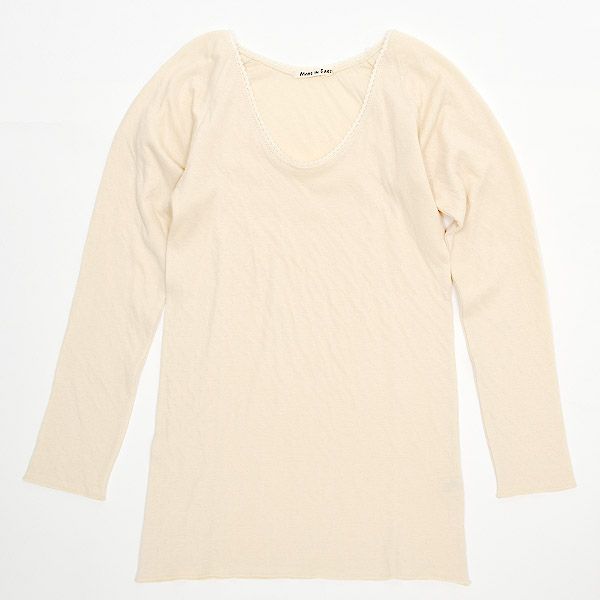 オーガニックコットン ソフト接結ロングスリーブ